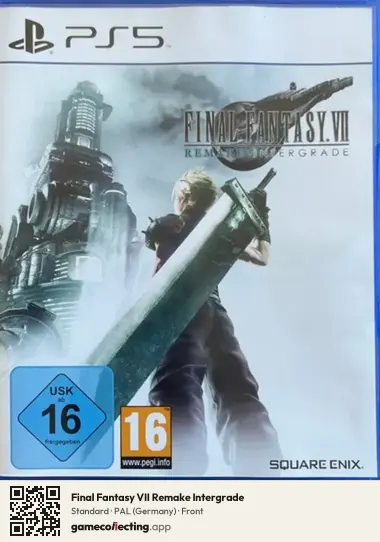 Final Fantasy VII Remake Intergrade PlayStation 5, Germany box front