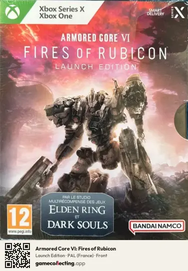 Armored Core VI: Fires of Rubicon Xbox Series X, France box front