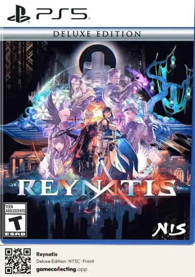 Reynatis PlayStation 5, NTSC box front