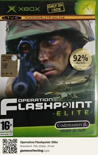 Operation Flashpoint: Elite Xbox, Italy box front