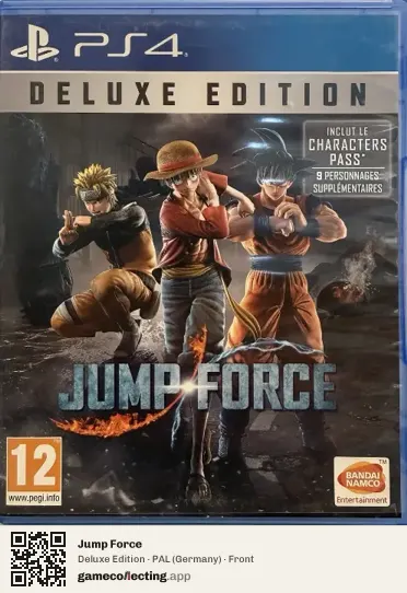 Jump Force PlayStation 4, Germany box front