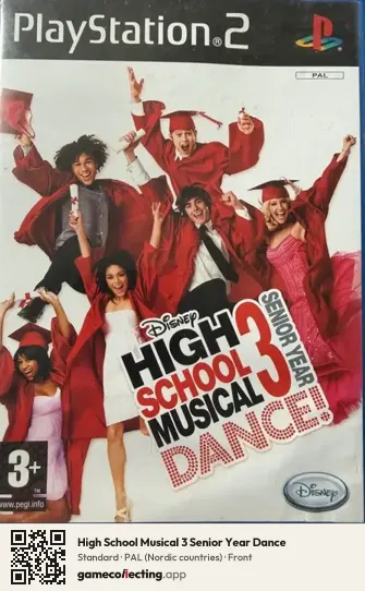 High School Musical 3 Senior Year Dance PlayStation 2, Nordic countries box front