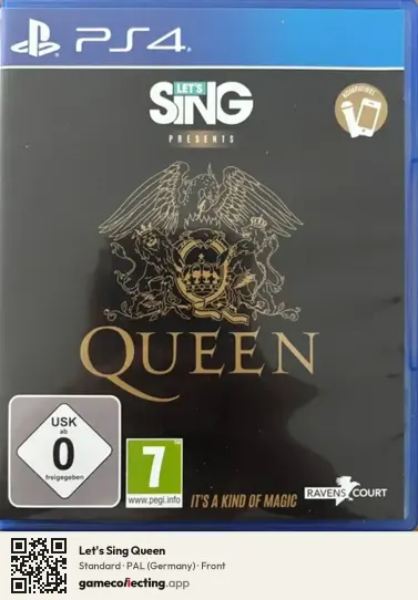 Let's Sing Queen PlayStation 4, Germany box front