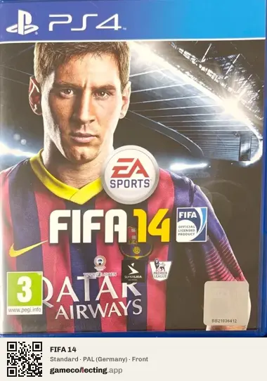 FIFA 14 PlayStation 4, Germany box front