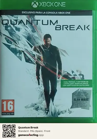 Quantum Break Xbox One, Spain box front