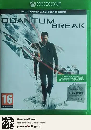 Quantum Break Xbox One, Spain box front