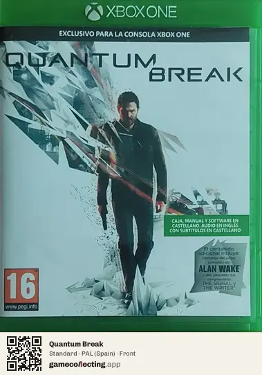 Quantum Break Xbox One, Spain box front