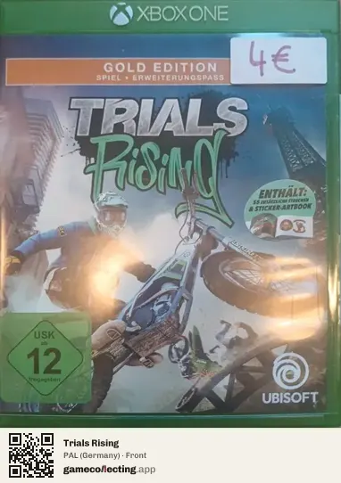 Trials Rising Xbox One, Germany box front