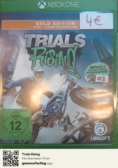 Trials Rising Xbox One, Germany box front