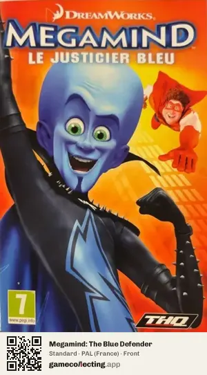 Megamind: The Blue Defender PlayStation Portable, France box front