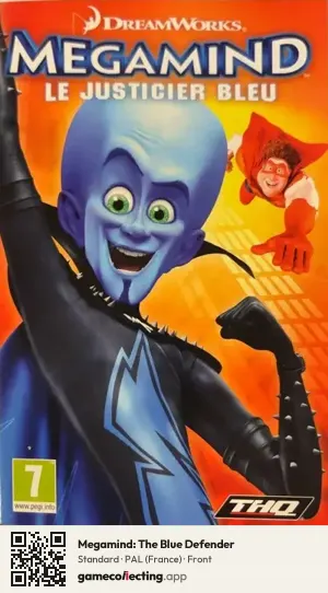 Megamind: The Blue Defender PlayStation Portable, France box front