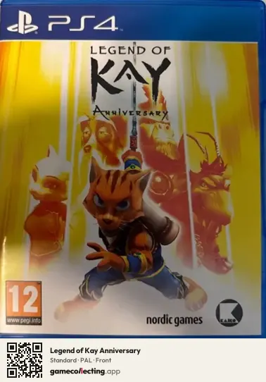 Legend of Kay Anniversary PlayStation 4, PAL box front