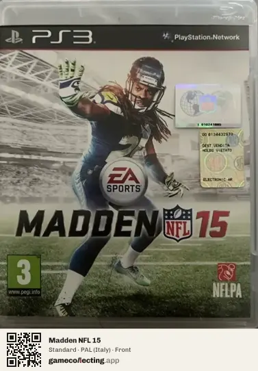Madden NFL 15 PlayStation 3, Italy box front