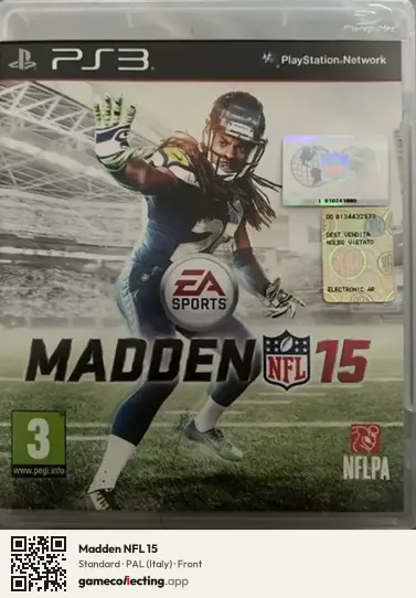 Madden NFL 15 PlayStation 3, Italy box front