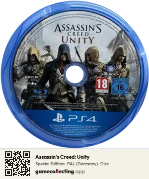Assassin's Creed: Unity PlayStation 4, PAL disc