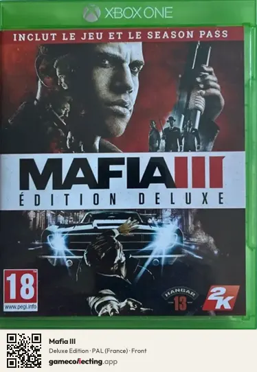 Mafia III Xbox One, France box front