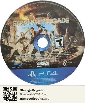 Strange Brigade PlayStation 4, NTSC disc