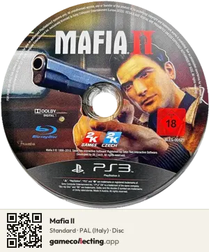 Mafia II PlayStation 3, PAL disc