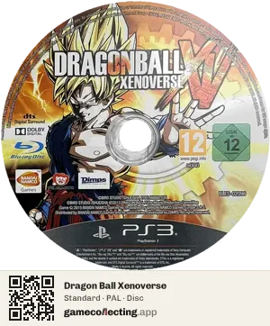 Dragon Ball Xenoverse PlayStation 3, PAL disc