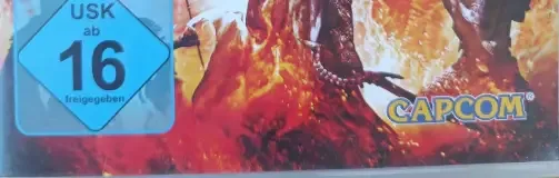 Dragon's Dogma: Dark Arisen, the USK square on its front