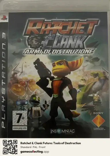 Ratchet & Clank Future: Tools of Destruction PlayStation 3, PAL box front
