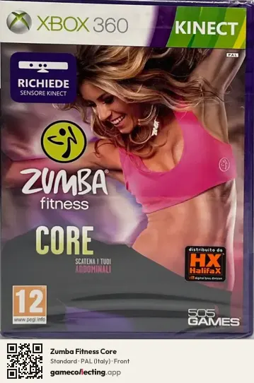 Zumba Fitness Core Xbox 360, Italy box front