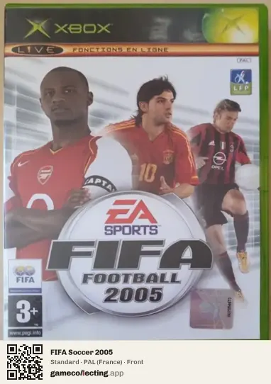 FIFA Soccer 2005 Xbox, France box front