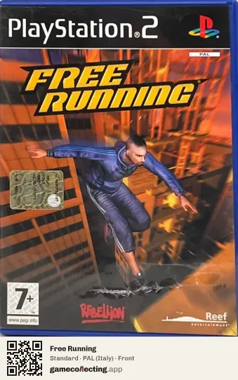 Free Running PlayStation 2, Italy box front