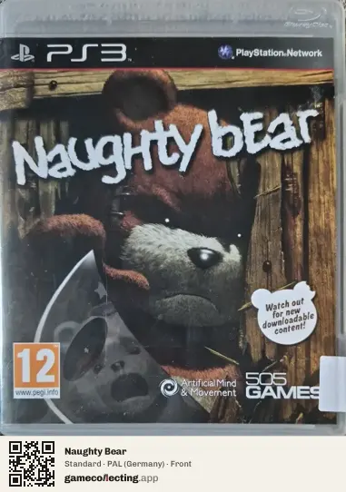 Naughty Bear PlayStation 3, Germany box front