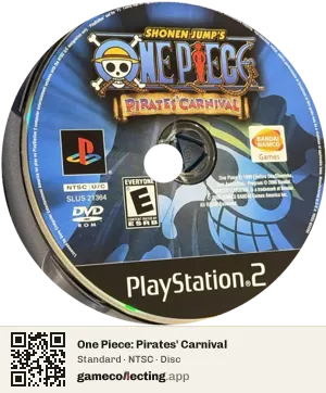 One Piece: Pirates' Carnival PlayStation 2, NTSC disc