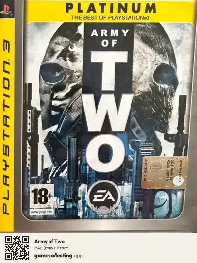 Army of Two PlayStation 3, Italy box front