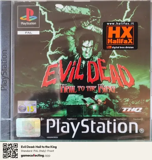 Evil Dead: Hail to the King PlayStation, Italy box front