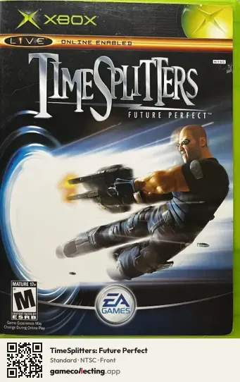 TimeSplitters: Future Perfect Xbox, NTSC box front