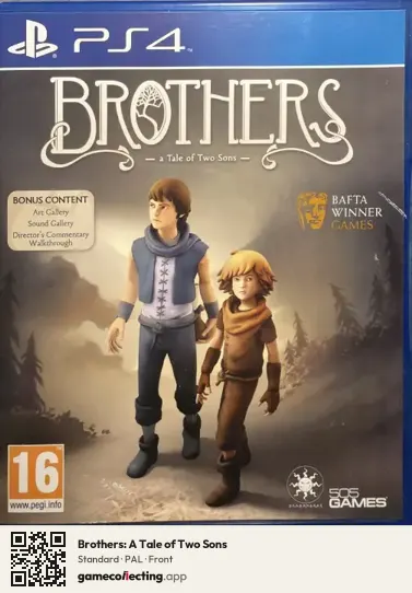 Brothers: A Tale of Two Sons PlayStation 4, PAL box front