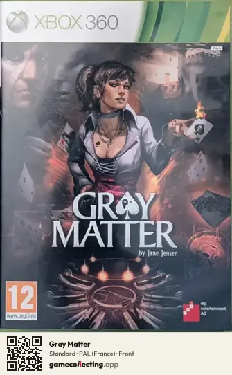 Gray Matter Xbox 360, France box front