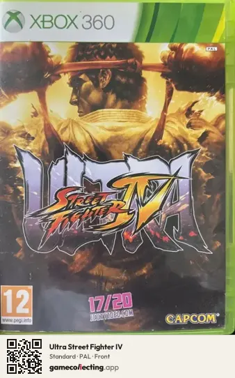 Ultra Street Fighter IV Xbox 360, PAL box front