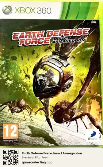 Earth Defense Force: Insect Armageddon Xbox 360, PAL box front