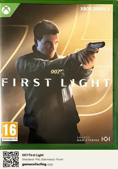 007 First Light Xbox Series X, Germany box front