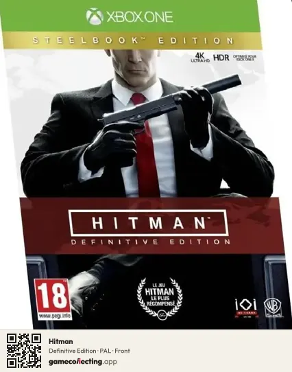 Hitman Xbox One, PAL box front