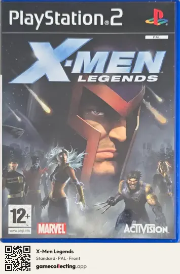 X-Men Legends PlayStation 2, PAL box front