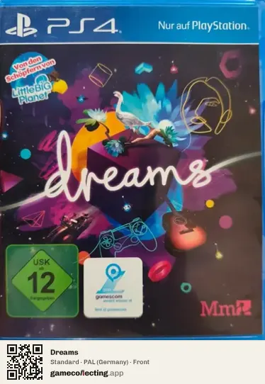 Dreams PlayStation 4, Germany box front