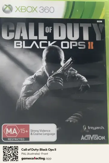 Call of Duty: Black Ops II Xbox 360, Australia box front