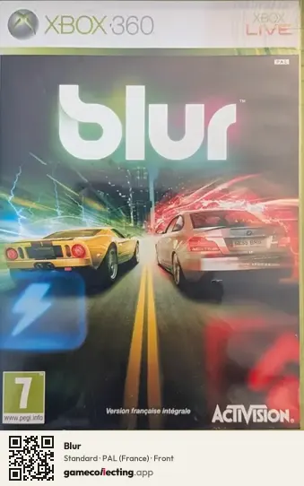 Blur Xbox 360, France box front