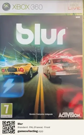 Blur Xbox 360, France box front
