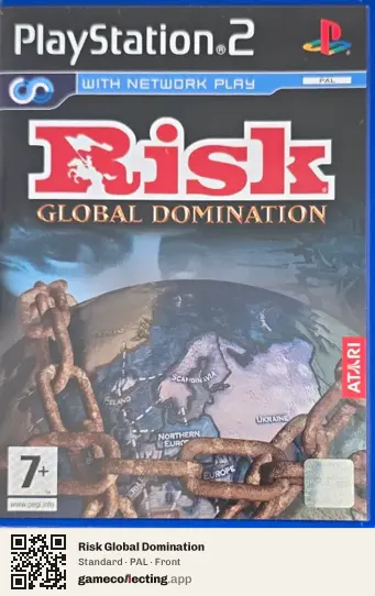 Risk Global Domination PlayStation 2, PAL box front