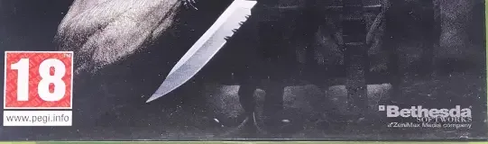 Rogue Warrior, the PEGI square on its front