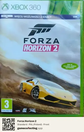 Forza Horizon 2 Xbox 360, Poland box front