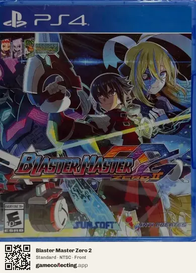 Blaster Master Zero 2 PlayStation 4, NTSC box front