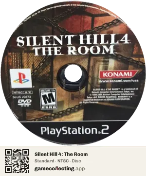Silent Hill 4: The Room PlayStation 2, NTSC disc