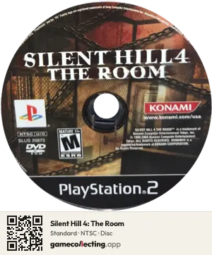 Silent Hill 4: The Room PlayStation 2, NTSC disc